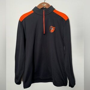 Baltimore Orioles mens 1/4 zip pullover jacket. Size: XL